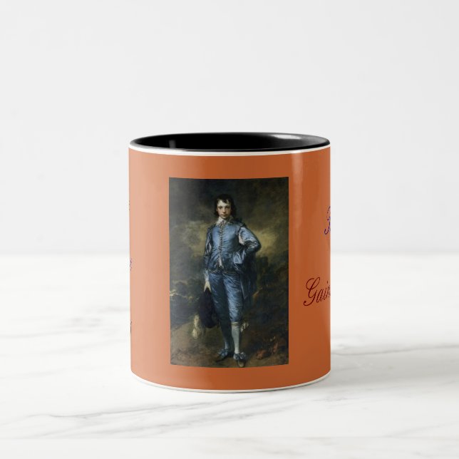 THE BLUE BOY Two-Tone COFFEE MUG (Center)