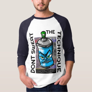 the blue can DJ shirt 