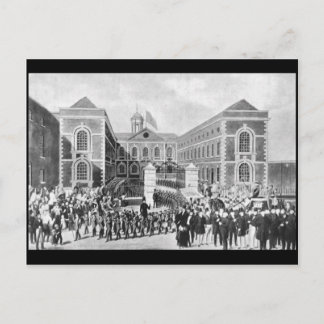 The Blue-Coat Hospital, Liverpool, 1843 Postcard