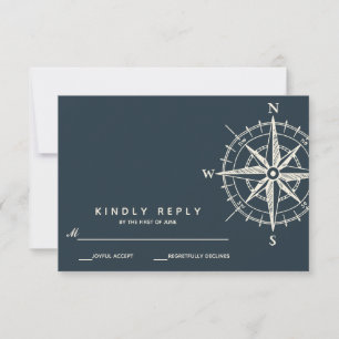 The Blue Compass Wedding RSVP