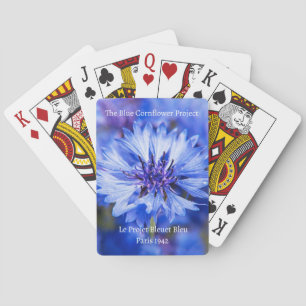 The Blue Cornflower Project Playing Cards