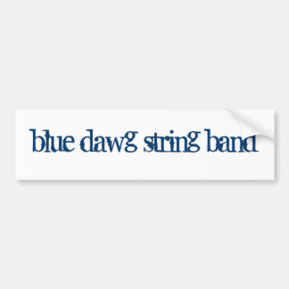 THE BLUE DAWG STRING BAND Bumper Sticker