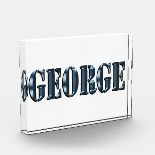"The Blue Dimension Name of George" Photo Block