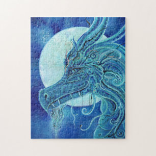 The blue dragon keepsake puzzle by Renee