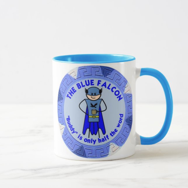 The Blue Falcon Mug (Right)