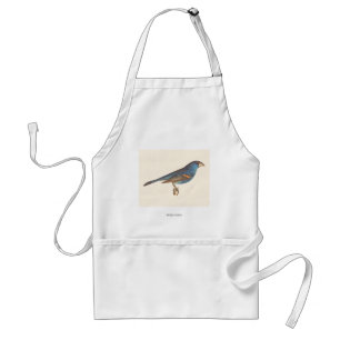 The Blue Grosbeak, James De Kay's New York Birds Standard Apron