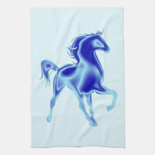 The Blue Horse Tea Towel