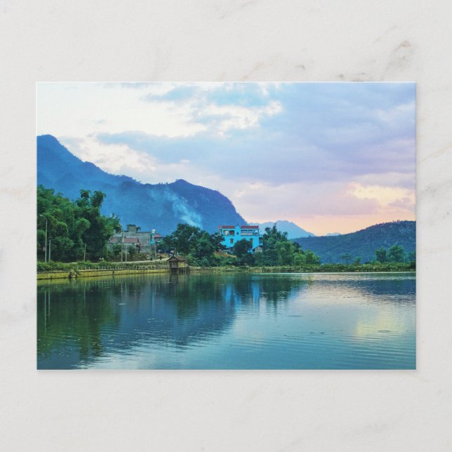 The Blue House Postcard (Front)