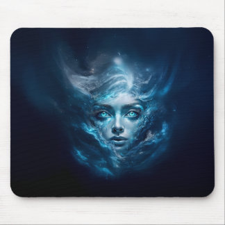 The Blue Ice Queen Mouse Pad