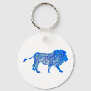 THE BLUE LION KEY RING
