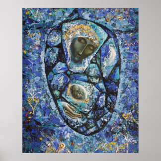 ‘ The Blue Madonna ‘ Poster