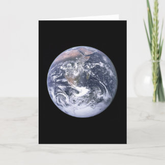 "The Blue Marble" Earth seem from Apollo 17 Card
