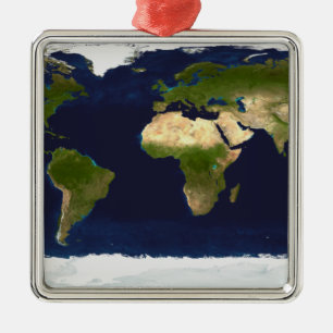 The Blue Marble Metal Ornament