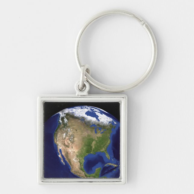 The Blue Marble Next Generation Earth 4 Key Ring (Front)