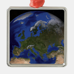 The Blue Marble Next Generation Earth 6 Metal Ornament