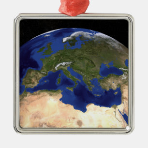 The Blue Marble Next Generation Earth 7 Metal Tree Decoration