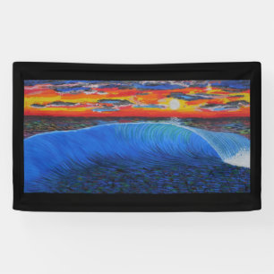 The blue monster banner