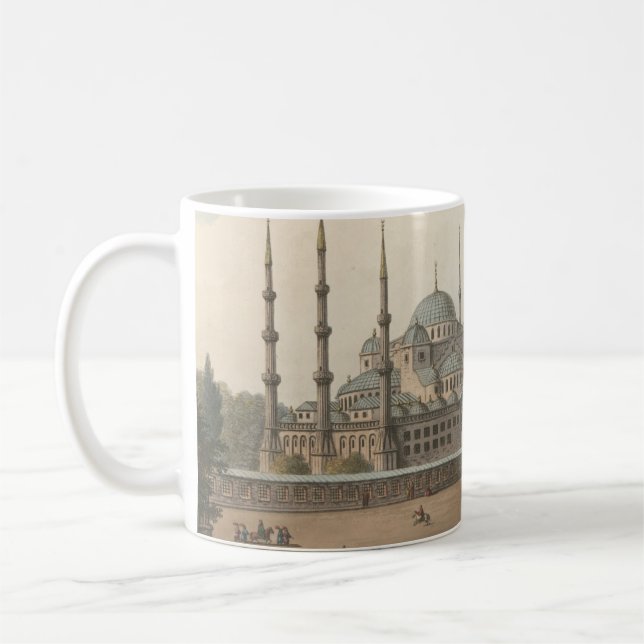 The Blue Mosque of Sultan Ahmed, Istanbul, Turkey Coffee Mug (Left)