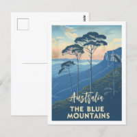 The Blue Mountains Australia Vintage Travel Place