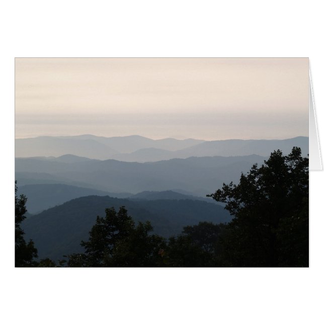 The Blue Ridge at Dusk - Gideon Ridge Inn (Front Horizontal)