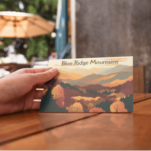 The Blue Ridge Mountains, customisable Postcard