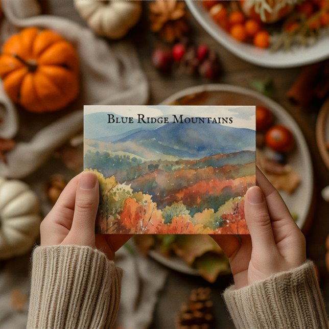 The Blue Ridge Mountains, customisable Postcard (Creator Uploaded)