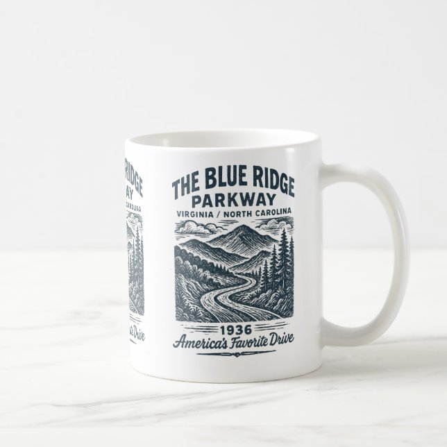 The Blue ridge parkway Coffee Mug (Right)