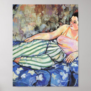 The Blue Room By Suzanne Valadon Poster