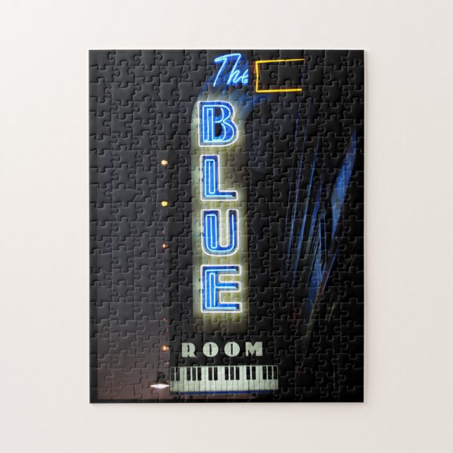 The Blue Room Jazz Club in Kansas City Jigsaw Puzzle (Vertical)