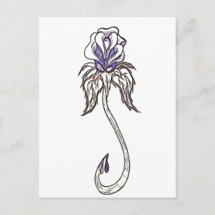 The Blue Rose Postcard