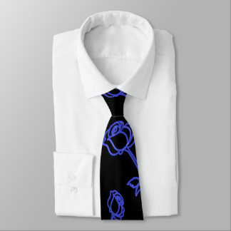 The Blue Rose Tie