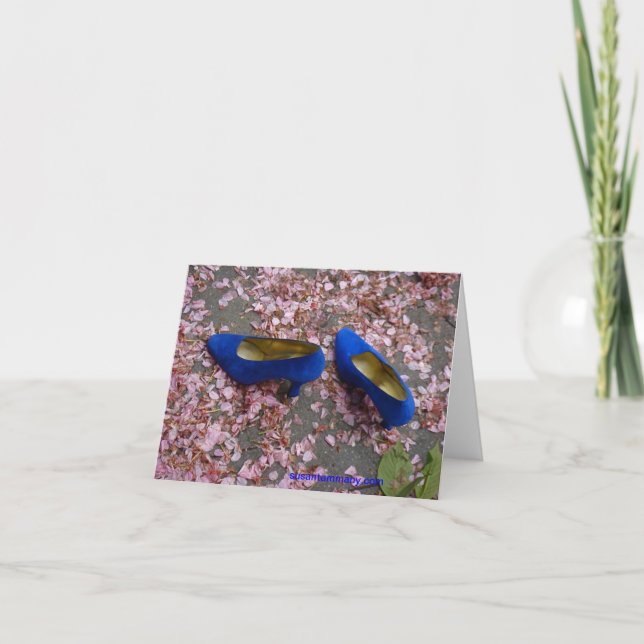 THE BLUE SHOES notecard (Front)