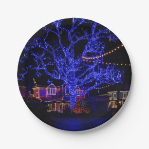 The Blue Tree Paper Plate