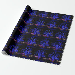 The Blue Tree Wrapping Paper