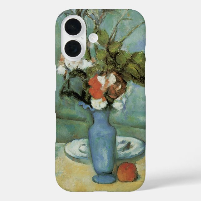 The Blue Vase (Flowers and Fruit) by Paul Cezanne Case-Mate iPhone Case (Back)