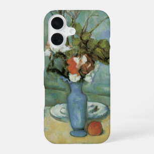 The Blue Vase (Flowers and Fruit) by Paul Cezanne iPhone 16 Case