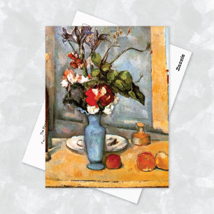 The Blue Vase Still Life Paul Cézanne Postcard