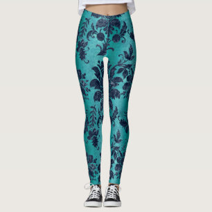 The Blue Velvet Series Design 7 Leggings