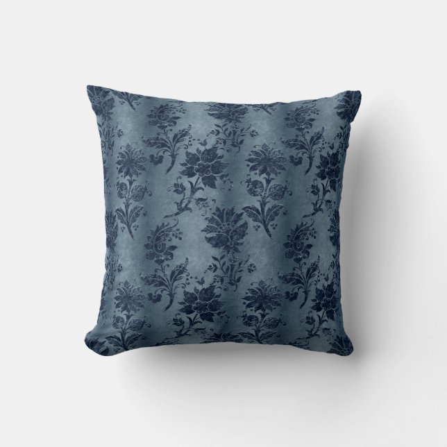 The Blue Velvet  Series Design 9 Cushion (Front)