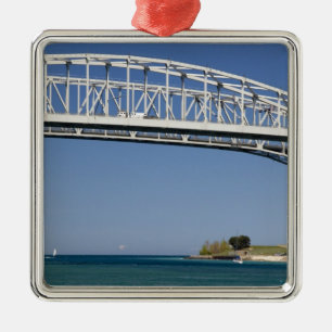 The Blue Water Bridge is a twin-span bridge 2 Metal Tree Decoration