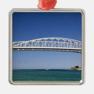 The Blue Water Bridge is a twin-span bridge Metal Tree Decoration