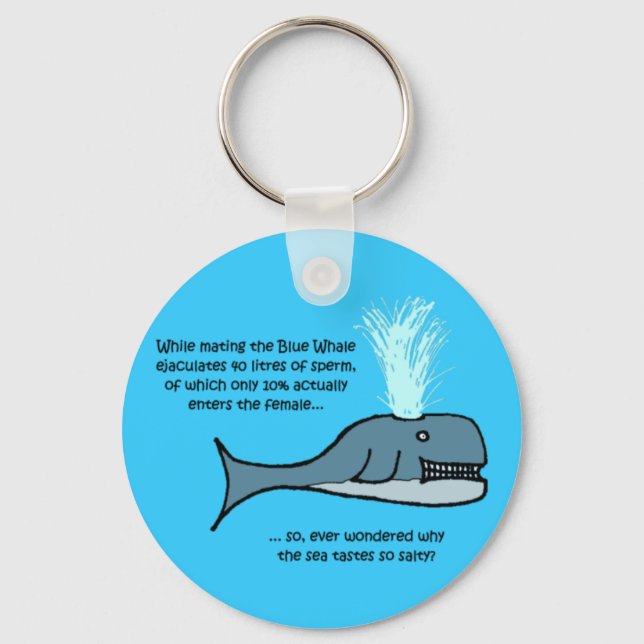The Blue Whale... Key Ring (Front)