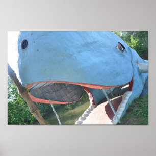 The Blue Whale - Route 66 Poster