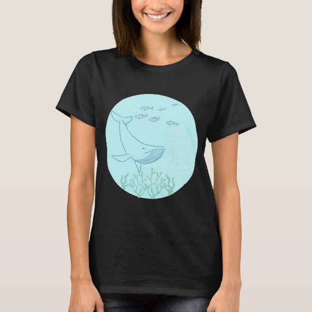 the blue whale T-Shirt (Front)