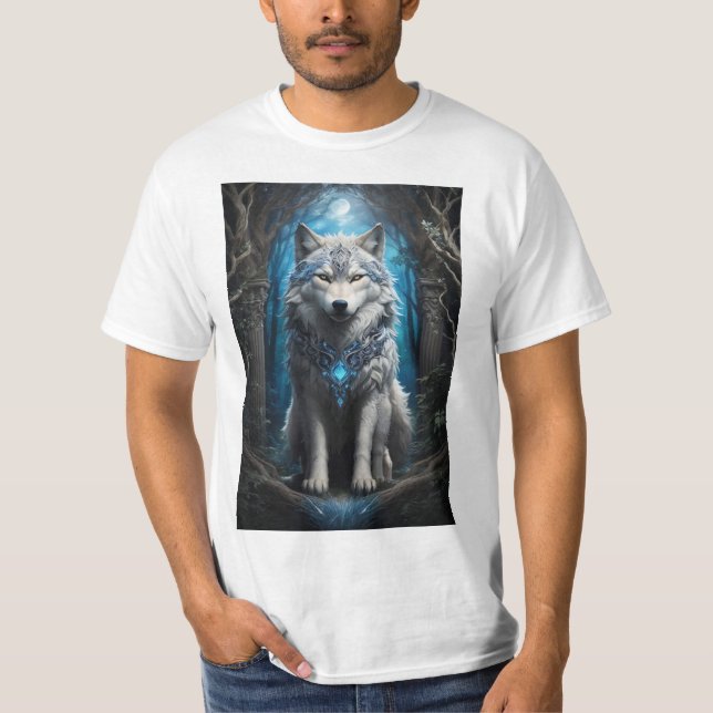 The blue wolf T-Shirt (Front)