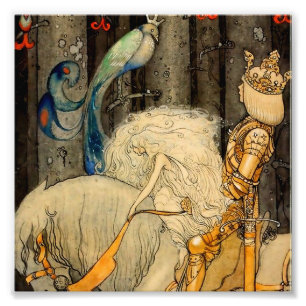 “The Bluebird” by John Bauer Photo Print