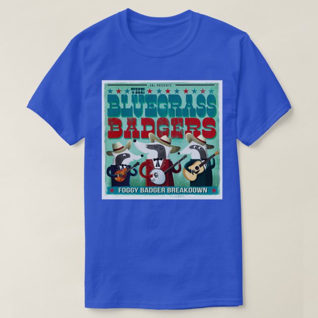 The Bluegrass Badgers T-Shirt (Design Front)