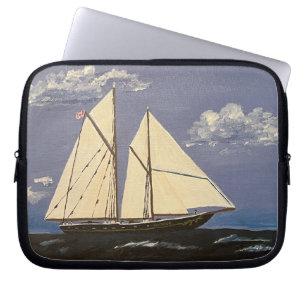 The Bluenose, a racing boat Laptop Sleeve