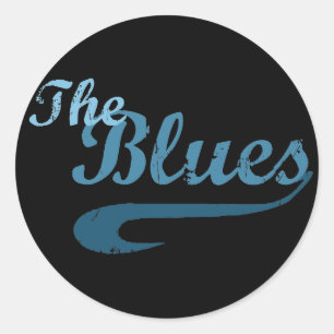 The Blues Classic Round Sticker