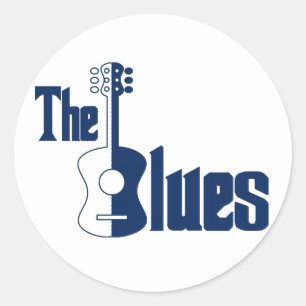 The Blues Classic Round Sticker